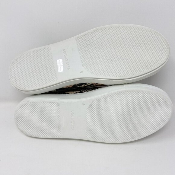 AQUATILA | Orilla Snakeskin Embossed leather slip-on sneaker 6 NWOT - Picture 12 of 12